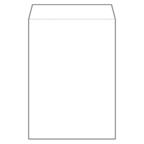 角2ソフトカラー封筒 ホワイト 100g