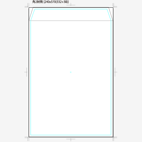 封筒角2テンプレート